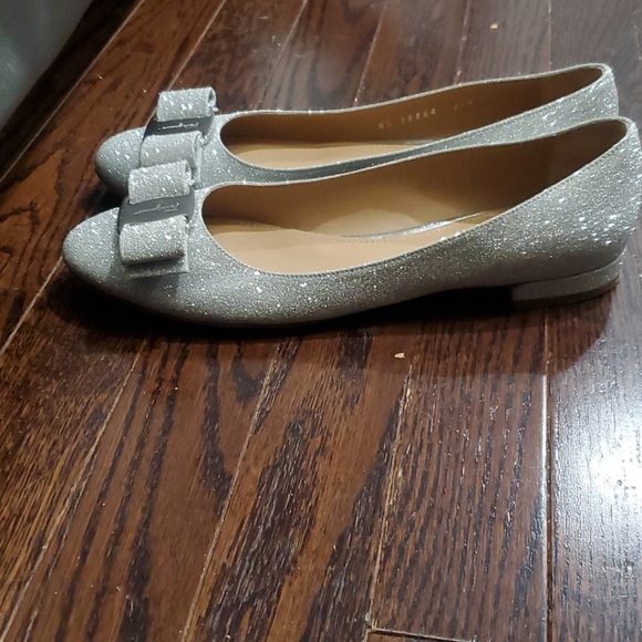 Salvatore Ferragamo glitter ballet flats - Picture 2 of 4